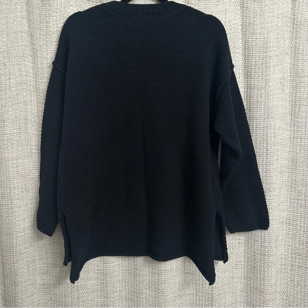 Free People Beach Hailee Sweater Set Black XS Boho Coastal Yachtcore Cozycore - Picture 8 of 10